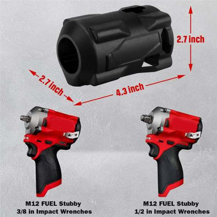 The%20Tool%20Boot%2049-16-2554%20Only%20Fits%20for%20Milwaukee%20M12%20FUEL%20Stubby%201/2%20in%20and%203/8%20in%20Impact%20Wrench%202555-20%202555P-20%20Durable%20Black%20-%20Image%202