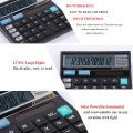 Citizen 12 Digits Calculator - Large 12-Digit CT 512 Calculator  With Check & Correct Function, Solar Battery Dual Power Electronic  Calculator, Large Computer Keys Electronics Calculator For Office School Calculating. 