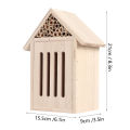Wooden Insect Bee House Wood Bug Room Hotel Shelter Garden Decoration Nests Box Insect House. 