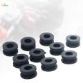 10 Pieces Rubber Shock Absorber Bushes Replaces Parts Motorcycle Accessories. 