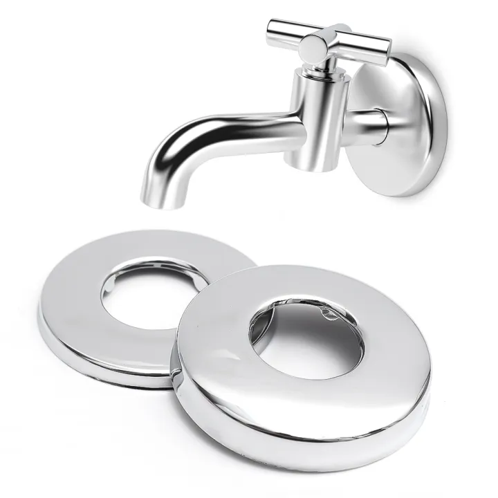 1/4Pcs%20Stainless%20Steel%20Bathroom%20Faucet%20Decorative%20Cover%20/%20Self-Adhesive%20Covers%20/%20Chrome%20Finish%20Beautify%20Water%20Pipe%20Wall%20Hole%20Bathroom%20Decor%20-%20Image%207