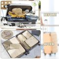 8 Pcs Travel Organizer Storage Bags Set, Packing Cubes Travel Organizers with Two Toothbrush Organizers, Travel Accessories for Luggage. 