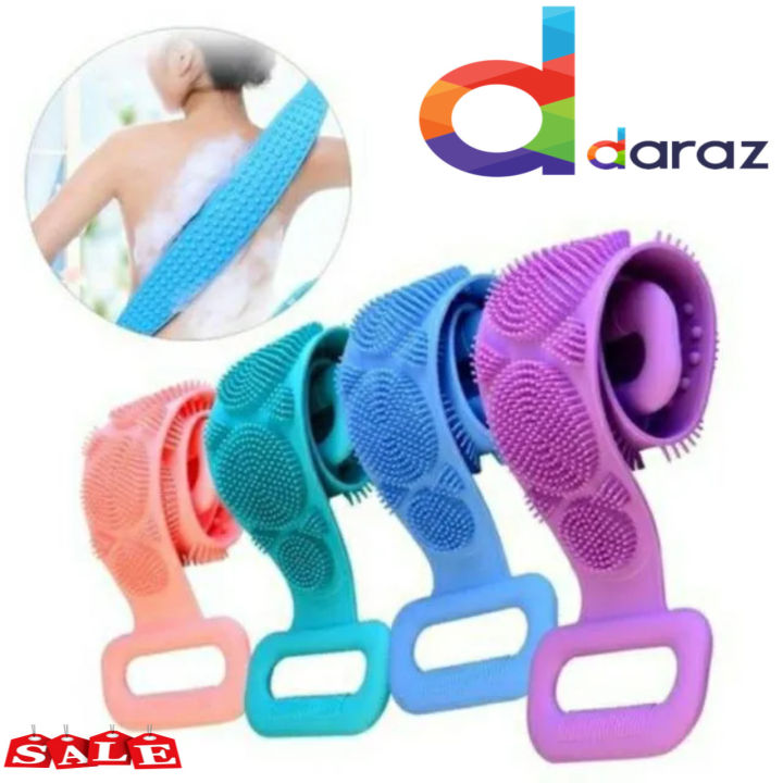 Silica gel Bath Scrub Towel  Silicone gel bath towel  Scrubbing  two-stop scrubbing  bath belt  body brush  bath brush  Bath Scrub Towel