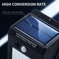 30 LED Solar Wall Light Motion Sensor | Outdoor Security Light IP65 Waterproof | Garden Yard Driveway Entrance Lamp | Wall Mounted No Wiring | 9.6x12.4x4.8cm. 