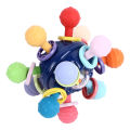 Baby Sensory Teether Toy Relieve Discomfort Safe Cognitive Development Compact Baby Grasping Activities Toy Sensory Stimulation for Home. 