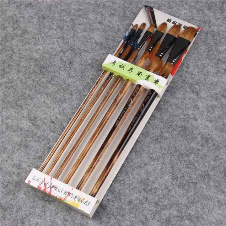 6%20s/Set%20Paintibrush%20Oil%20Paint%20weasel%20hair%20Water%20Color%20Paint%20Brush%20Acrylics%20Drawing%20Brush%20Art%20Supplies%20paint%20brushes%20for%20artist%20-%20Image%204