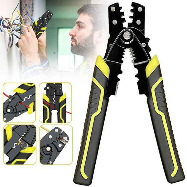 Multifunctional Crimping Wire Stripper Wire Pliers Crimping Tool Snap Ring Terminal Tubular Terminal Crimping Pliers Wire Tool