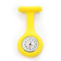【FOOT SOFA】New Small And Exquisite Silicone Pocket Watch With Brooch Fixed Watch Strap And Free Battery Nurse Pocket Watch Reloj Mujer. 
