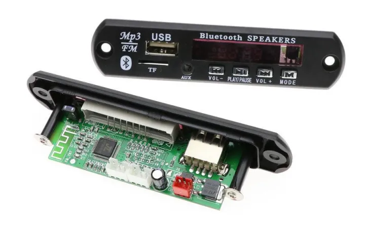 12V%20Wireless%20Bluetooth%20MP3%20WMA%20Decoder%20Board%20Audio%20Module%20USB%20TF%20Radio%20For%20Car%20-%20Image%204