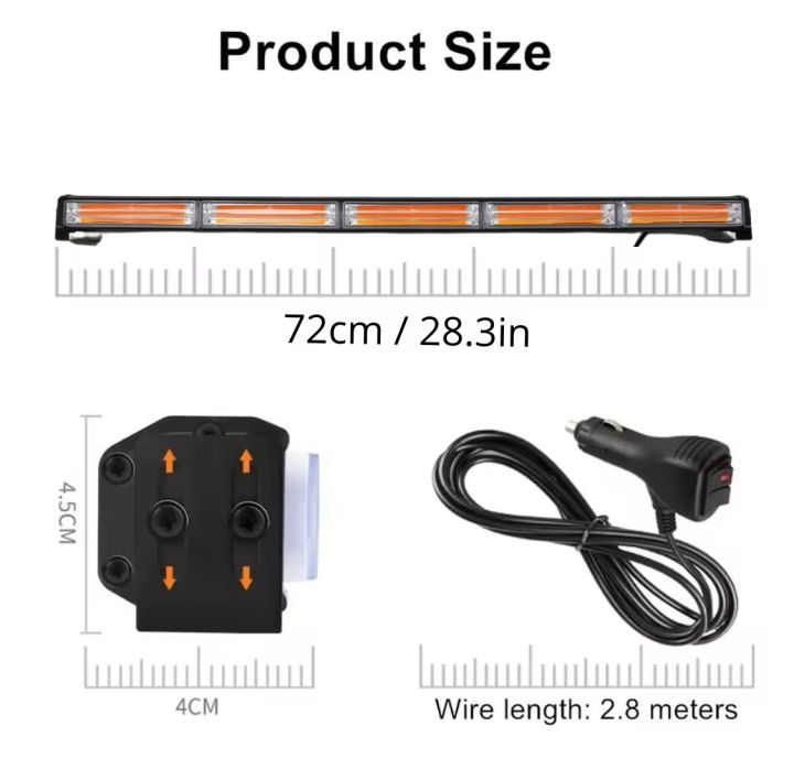 LED%20Vip%20Light%20Bar%20Strobe%20Warning%20Light%2012V/24V%205%20Bar%20Car%20LED%20COB%20Car%20Emergency%20Flash%20Vehicle%20Traffic%20Signal%2012/24V%20Orange%20Amber%C2%A0%20-%20Image%204