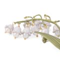 Luxury Quality Elegant Creative Pearls Bell Orchid Brooches For Women Lily Of The Valley Green Leaves Plant Brooch Jewelry Accessories For Woman. 