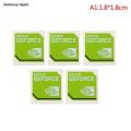 5pcs/set NVIDIA GTX GEFORCE Laptop Desktop Label Decorative Sticker. 