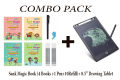 Sank Magic Book for Kids - 4 Books +1 Pen+10Refill - Sank Magic Practice Copy Book for Kids - Reusable Magical Book Drawing Alphabet Writing Practice Book - Magic Books for Kids 2-5years COMBO PACK. 