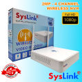 SysLink  2MP -1 Channel Wireless CCTV Camera Kit With 4Ch 2MP Wireless  NVR. 