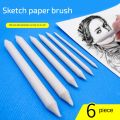 3/6pcs/set Blending Smudge Stump Stick Tortillon Sketch Art White Drawing Charcoal Sketcking Tool Rice Paper Pen artist Supplies. 
