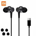 Xiaomi Mi Piston In-Ear Earphones Type-C Stereo Aluminum Alloy Earbuds Headphone with Mic. 