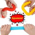 [Featured] 1PC Mini Pop Tubes Sensory Toy For Adult Fidget Stress Relieve Toys Kid Anti Stress Plastic Bellows Children Squeeze Gift. 