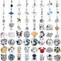New 925 Silvering Cute Animal Kangaroo Cow Dog Pig Whale Cat Snail Sea Turtle Charm Beads Fit Original Pandora Diy Women Jewelry. 
