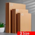 A4/A5/B5 Notebook Student Workbook Kraft Paper Notepad Inner Page Blank Horizontal Line Grid Optional Exercise Book School Suppl. 