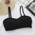 Bra for girls Cute Shape No Steel Ring M-threaded Material Cup Removable Underwear Underlined Shoulder Strap Bra. 