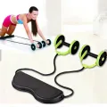 Revoflex Core Double AB Roller Exercise Equipment,Professional Ab Wheel Roller Supports,Abdominal Workout Machine. 