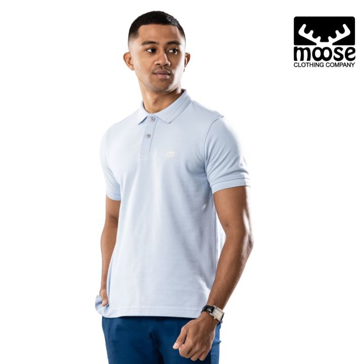 Moose Men’s Superior Pique Polo T-Shirt - Eventide