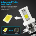 Motorcycle / Motorbike LED Headlight Bulbs Hight Low beam Motorbike / ATV H4 Ceramics Lamp. 