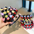 Cute Colorful Flower Girls Hair Band Strawberry Bow Hair Hoop Children Headwear Kids Hair Accessories Hair Clip Hairbands. 