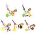 Hanging Baby Rattle Toy with Music and teether squeaky sound for Crib Stroller. 