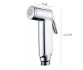Handheld Heavy Duty Health Faucet Set Toilet Bidet Jet Spray Gun Shower for Bathroom with 1.5m Hose Tube Pipe and Wall Hook Bidet hand shower Plastic hand shower hand shower hand shower full set silver Zinc Mix High quality Plastic. 