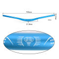 Aluminum Alloy Handlebar Horizontal MTB Bicycle Riser 720mm Swallow Handle Bar. 