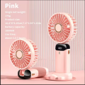 Mini USB Rechargeable Handheld Cooling Fan with Mobile Phone Holder - Ideal for Office, Home, and Summer Use. 