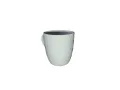 Textured White Ceramic Mug. 