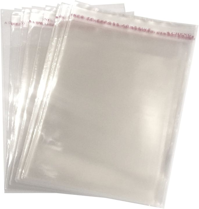 100pcs%204X6%20Inch%20Transparent%20Polythene%20Gift%20Packing%20Bag%20with%20Self%20Sticker%20-%20Image%204