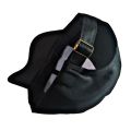 Adjustable Baseball Cap with Sun Visor - Black. 