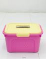 Plastic Storage Box Home Organizer With Lockable Lid Outdoor For Cloths Food Makeup Medicine Etc.. 