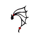 Qingwen Europe and America Cross Border Hot Sale Alloy Flying Dragon Ear Hanging Gothic Personalized Punk No Piercing Ear Clip Single Elegance and Creativity Earrings. 