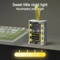 1Pcs 18650 Battery Charger Case Cool DIY Power Bank Box Fast Charging Case With Night Light Charging Power Bank Case Without Battery. 