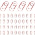 150Pcs/Bag Mini Retro Heart Paperclips Rose Gold Paper Clip Bookmark Binder Clip Office Accessories Paper Storage Patchwork Clip. 