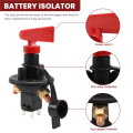 Kqueebee Battery Isolator Racing Accessories Master Battery Isolator Cut Out/Off Kill Switch FIA Type Kit Car Race Rally. 