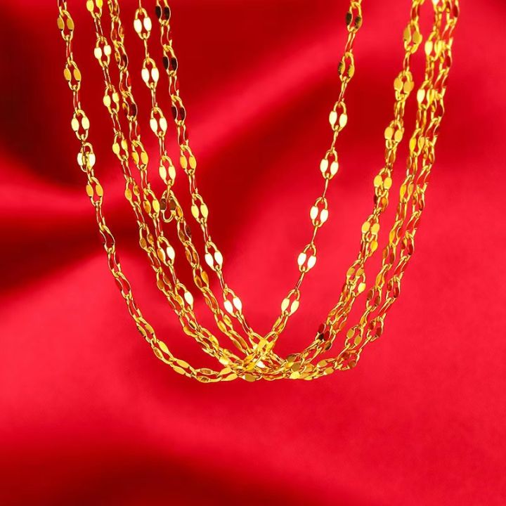 Philippines%20Ready%20Stock%20Pure%20Ang%2018k%20Saudi%20Gold%20Pawnable%20Necklace%20for%20Women%201.1mm%20Lip%20Fine%20Chain%20Genuine%20Gold%20Chain%20Jewelry%2018%20Inches%20-%20Image%208