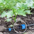 12 Pcs Drip Irrigation Tubing End Cap Plug 1/2 Inch Universal End Cap Fitting, Compatible with 16-17mm Drip Tape Tubing. 