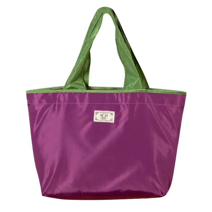 【ALLGOOD】 Drawstring Eco-Friendly Tote Bag Supermarket Shopping Bag Single Shoulder Bag Foldable Portable Tote Bag