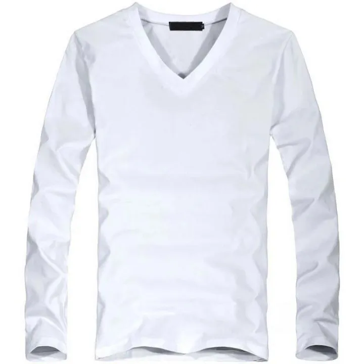2024%20Elastic%20Mens%20T-Shirt%20V-Neck%20Long%20Sleeve%20Men%20T%20Shirt%20For%20Male%20T-Shirts%20Man%20Clothing%20TShirt%20Brand%20Tees%20-%20Image%205