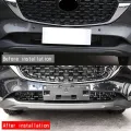 4x Car Front Lower Bumper Grill Grille Moulding Cover for Mazda CX5 CX-5 2022+ Front Bottom Middle Net Decoration B. 