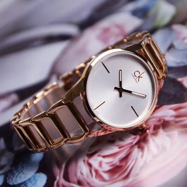 New Stainless Steel Woch Luxury Ladies Watch Quartz Analog Business Chain Casual Wrist Dial CKx Watches For Women Girls - Rosegold 180850227 PremiumTec