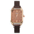 Fashion Square Women's Watch with Magnetic Strap Quartz Watch.