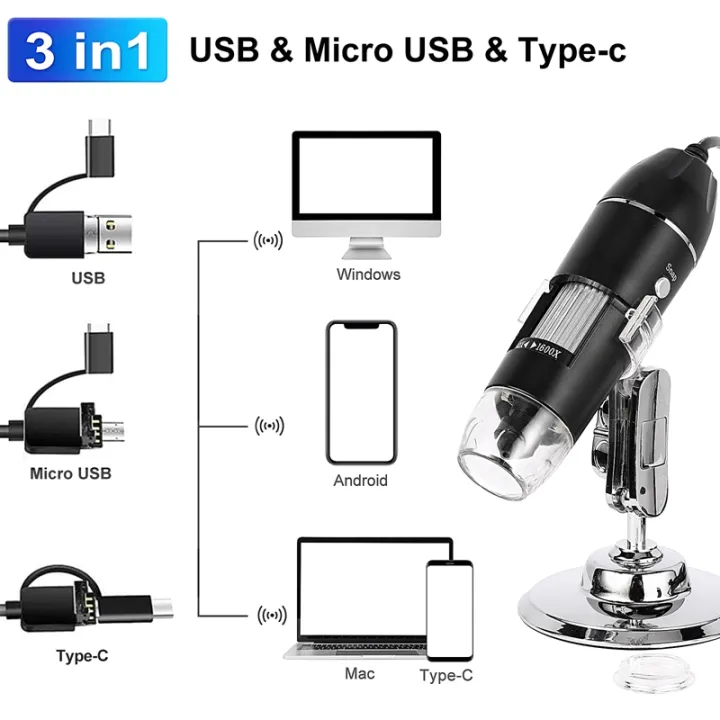 1600X%203in%201%20Digital%20Microscope%20Camera%20with%20Stand%20Portable%20Electronic%20Microscope%20For%20Soldering%20LED%20Magnifier%20Type-C%20USB%20Android%20-%20Image%205