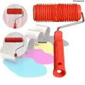 Tube tool with handle imitation pigment wall painting roll [new arrival] cylinder paint wood grain rubber paint DIY rolling gpengs Bizhanhu cheap price household printing pattern. 