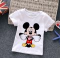 Childrens T-Shirt Mickey Mouse Children For Boys A Boy Girls Kids Kids Shirts Child Baby Toddler Cartoon Tee Tops Clothing Short. 